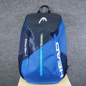 Head Tour Team Tennis Backpack Blue Navy 2 Racquet Bag Athletic ATP WTA